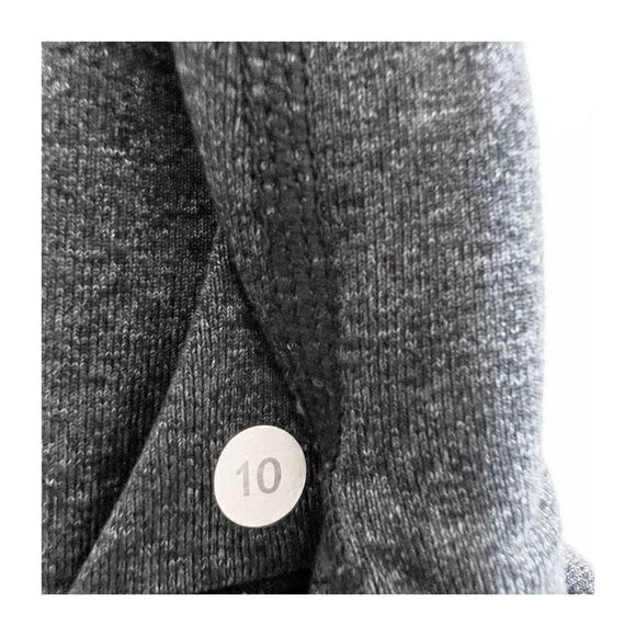 Lululemon Women's Gray Yoga Activewear Leggings Boot cut Size 10 - Picture 3 of 6